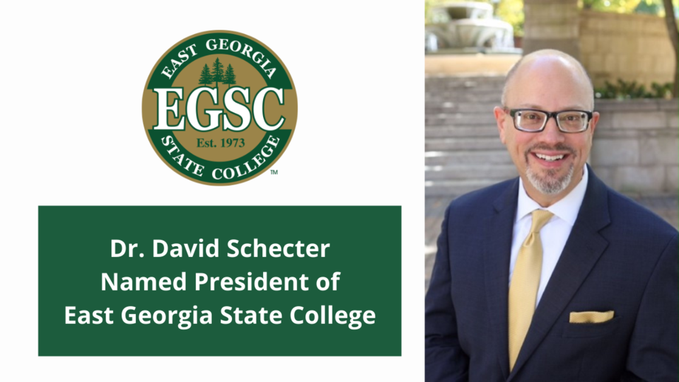 Dr. David Schecter Named President of East Georgia State College