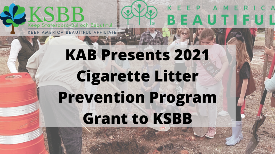 KAB Presents 2021 Cigarette Litter Prevention Program Grant to KSBB