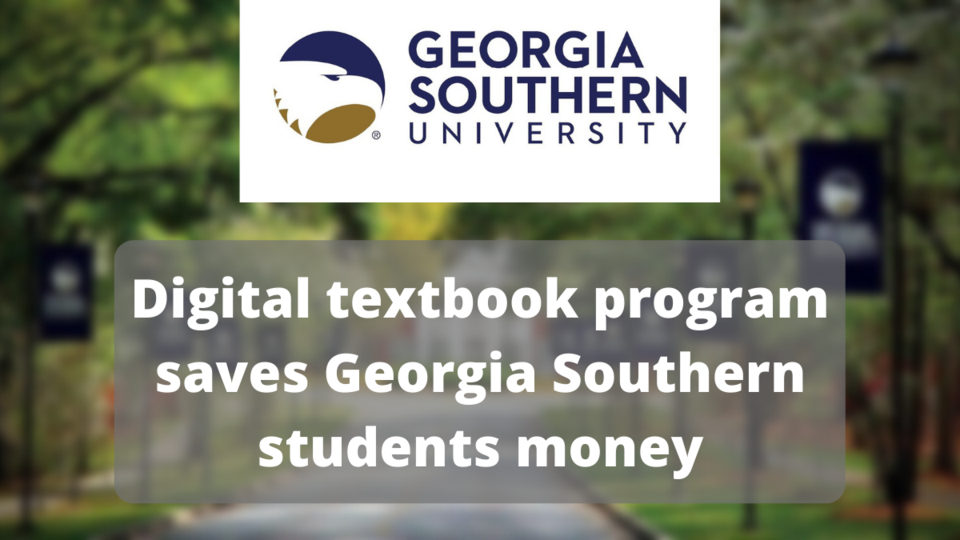 Digital textbook program saves Georgia Southern students money