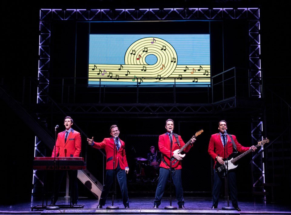 jersey boys on stage
