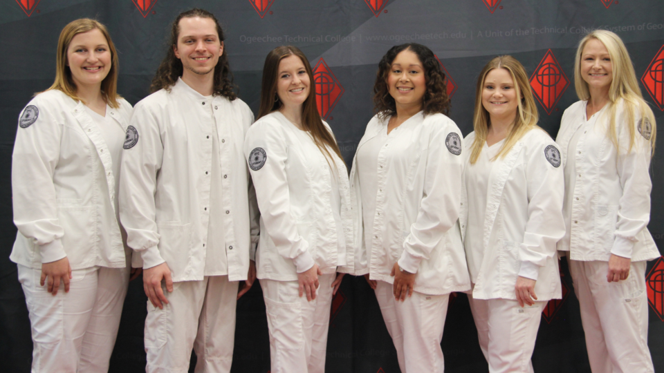 Six Radiologic Technology senior students at Ogeechee Technical College