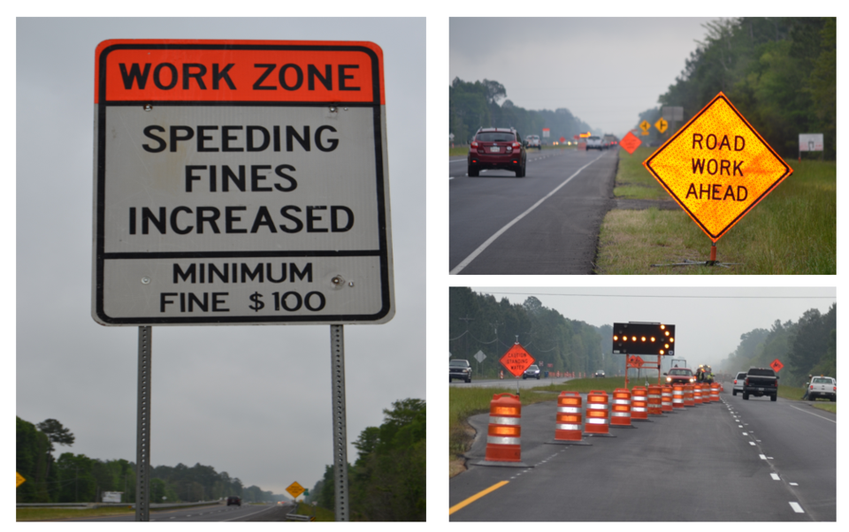 Road work continues across Southeast Georgia. 
