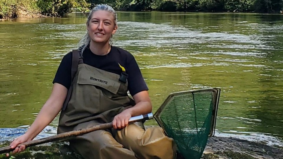 Molly McKean, the 2023 Ogeechee Riverkeeper research fellow.