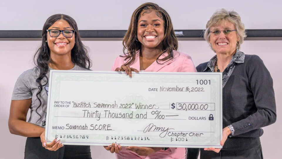 From left to right, the winners are Sade Shofidiya &#8211; BEEnevolent; Daniette&#8217; Thomas &#8211; ARIONNA; and Lisa Bettio- Bettio Physical Therapy and Sport
