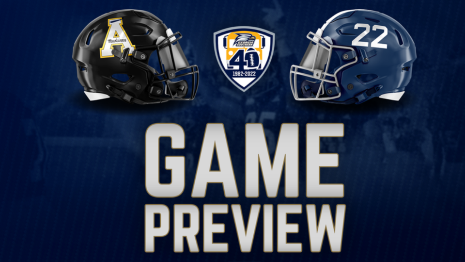 The Georgia Southern football team wraps up the regular season Saturday at Allen E. Paulson Stadium Saturday when it hosts App State.