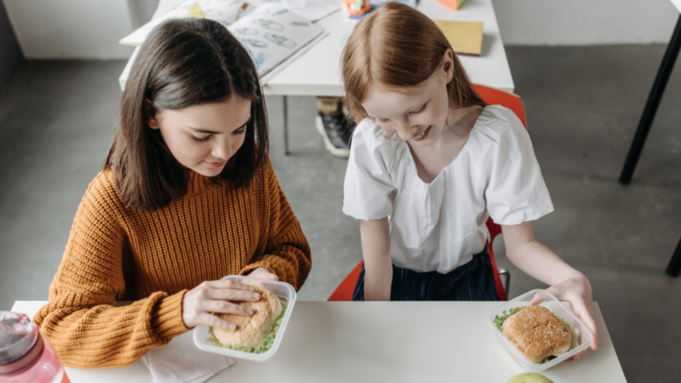 Pexels school lunch image
