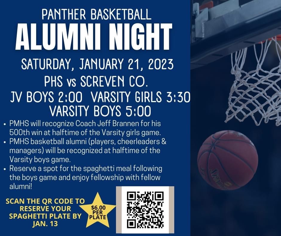 PMHS Alumni Night Flyer