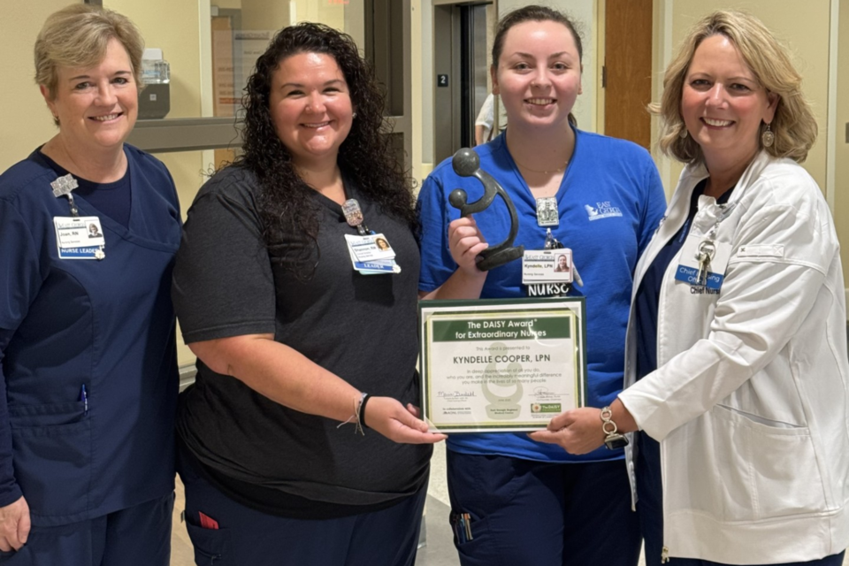 kyndelle-cooper-lpn-and-the-nursing-leadership-team