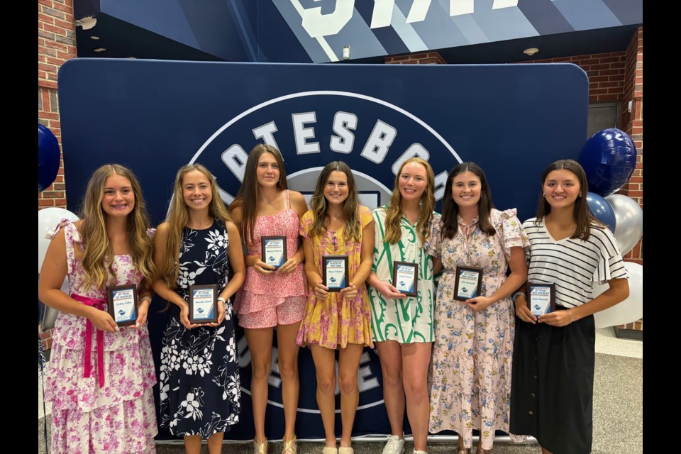 SHS Girls Tennis Team and their accolades.