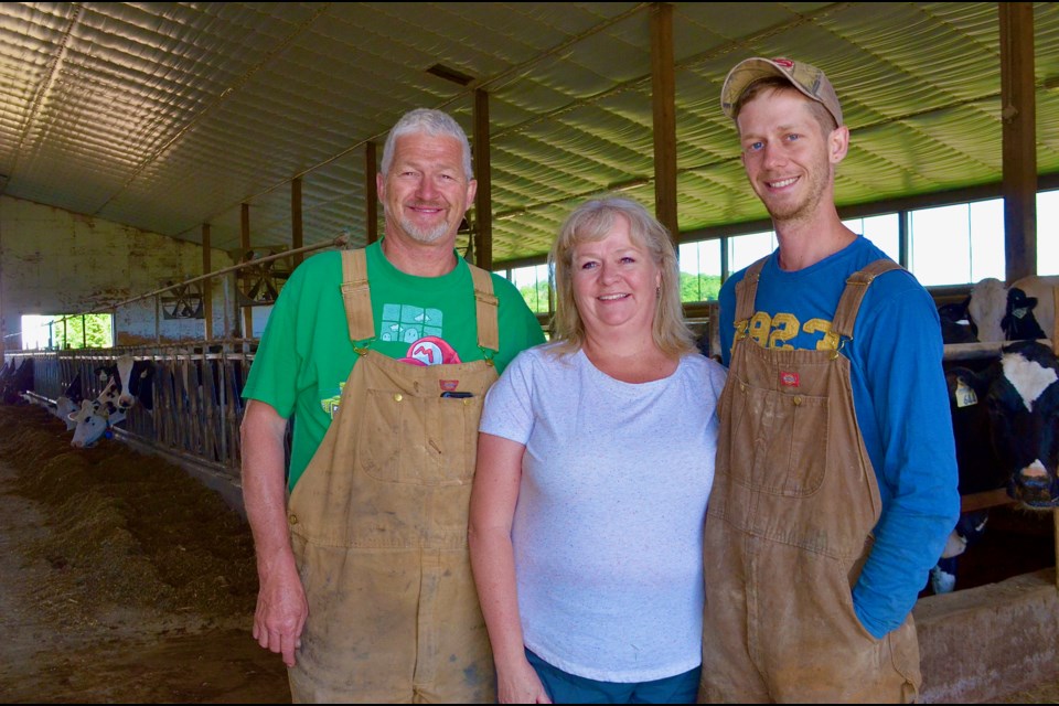 Ian, Janet and Ryan Harrop are traditional farmers who are using traditional farming practices to capture carbon from the atmosphere.