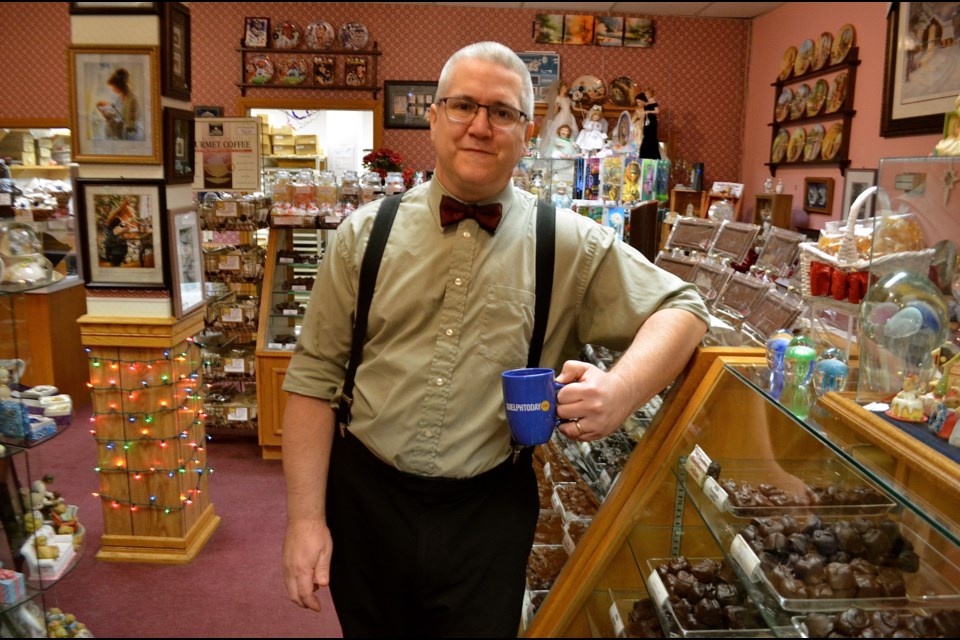 Bruce Merritt, owner of Candies of Merritt, is carrying on a century-old family tradition of making candy. Troy Bridgeman for GuelphToday.com