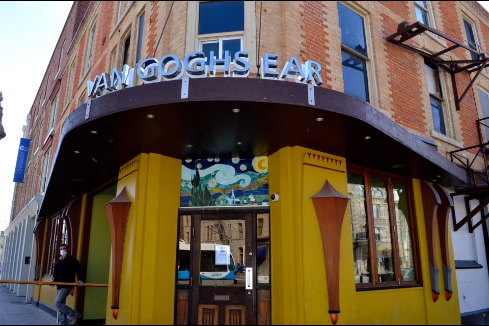 Van Gogh’s Ear bar and restaurant is closed for renovations. Troy Bridgeman for GuelphToday