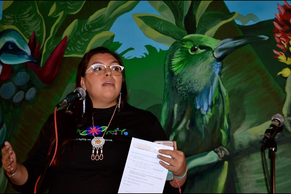 Indigenous rights activist Eryn Wise recounts her experiences protesting the Dakota Access Pipeline at Standing Rock.  Troy Bridgeman for GuelphToday.com