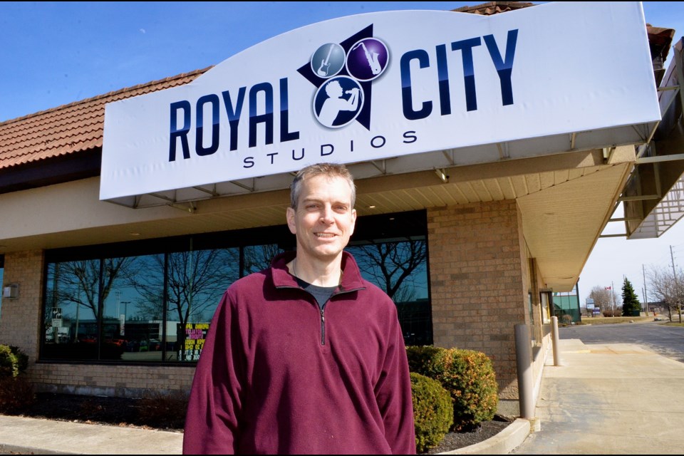 Jim Duffield outside his new studio facility on Woodlawn Road. Troy Bridgeman for GuelphToday.com