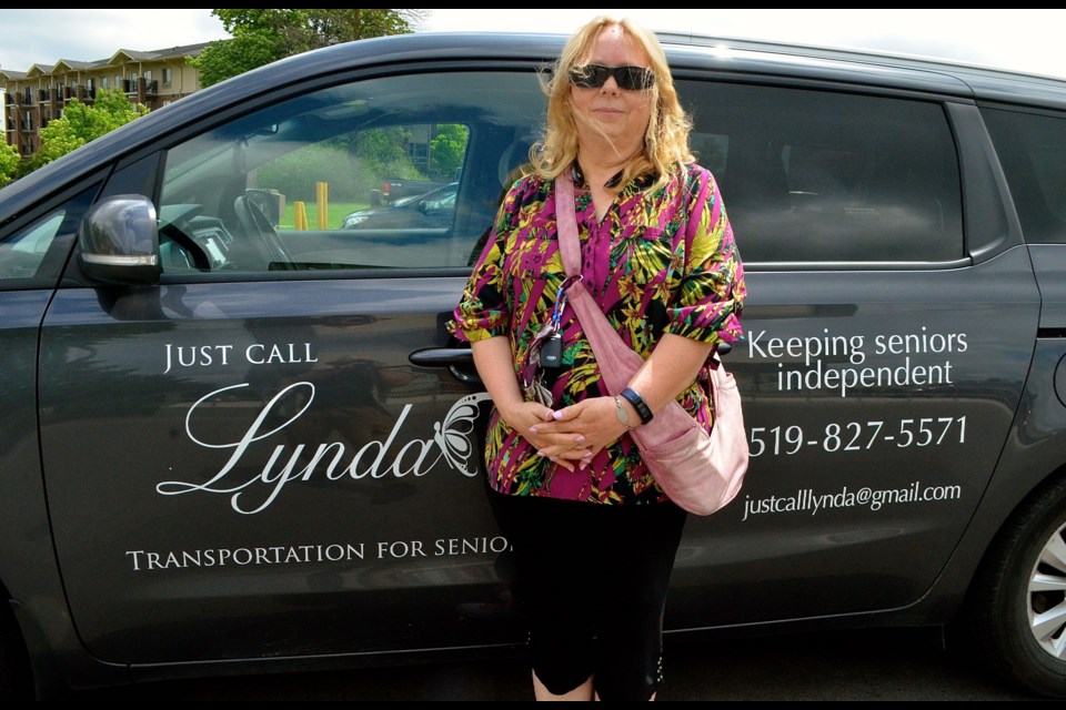 Lynda Flisak is encouraging seniors to Just Call Lynda when they need a lift. Troy Bridgeman for GuelphToday.com