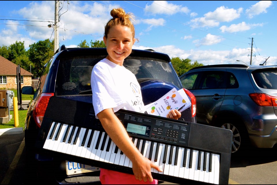 Traveling music teacher Emilee Mae-Feely continues to break new ground with Feely Music.  Troy Bridgeman for GuelphToday.com