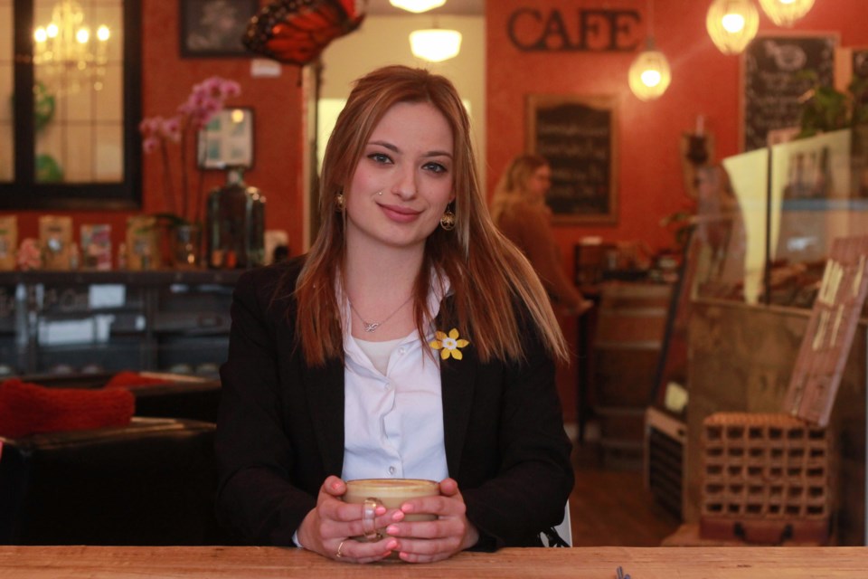 Co-owner of The Monarch House Cafe & Lounge, Araya Hill. Anam Khan/GuelphToday