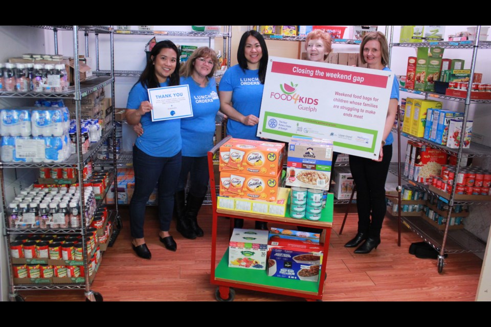 Food4Kids Guelph works with Lunch Box Orders on April 2019. Anam Khan/GuelphToday file photo
