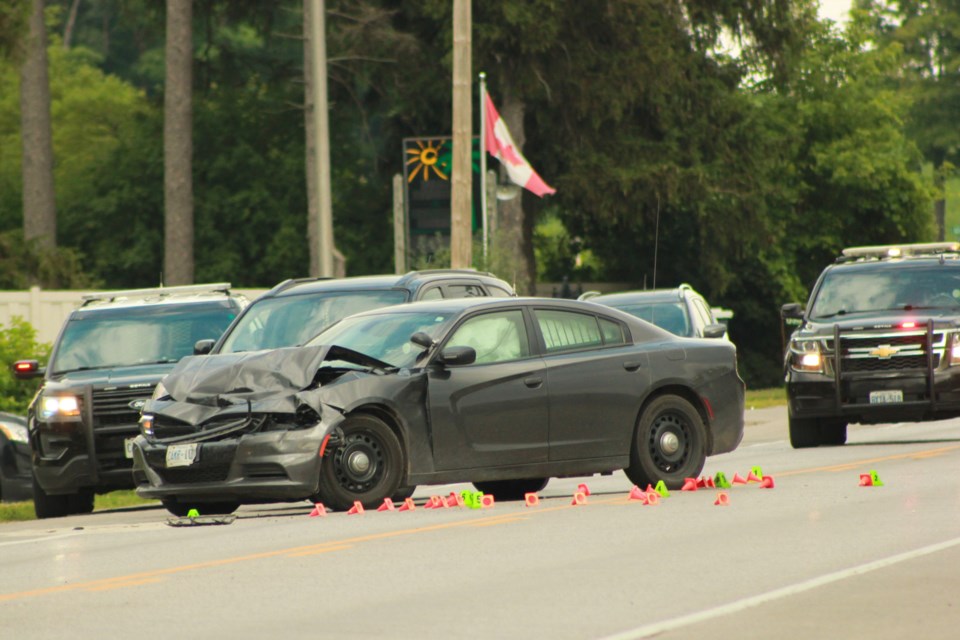 Cruiser Crash Near Elora Quarry Under Investigation Kitchenertoday Com cruiser crash near elora quarry under