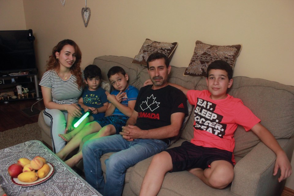 Inside the home of the Tbeish family in Guelph. Their mom did not want to be in the photo. Anam Khan/GuelphToday