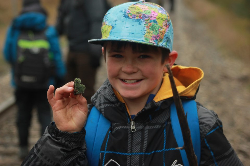 Jamie Taylor smiles for the camera at the Guelph Outdoor School. Anam Khan/GuelphToday