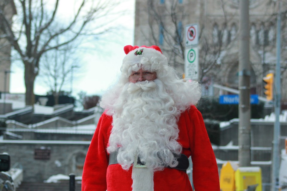 Santa Claus has landed in Guelph. Anam Khan/Guelph