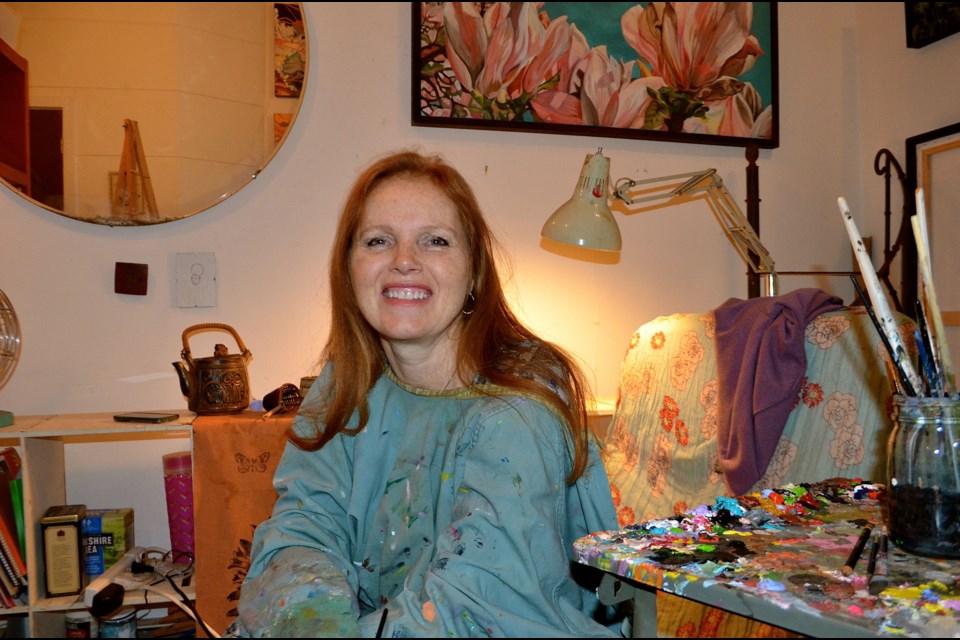 Sylvia D. Woods at her studio on Wyndham Street. Troy Bridgeman/GuelphToday