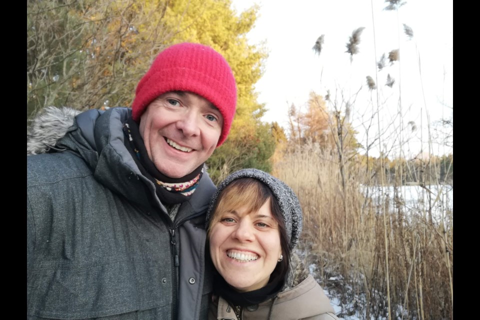 Psychotherapist Shane Smyth and partner Soraya Picado will be offering free online group therapy counselling to Guelph clients from isolation in the Cree community of Ouje-Bougamou in northern Quebec. supplied photo