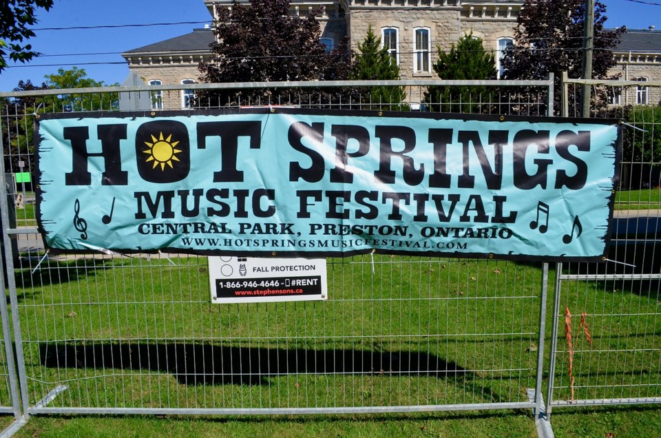 Hot Springs Music Festival to hit the stage this month CambridgeToday.ca