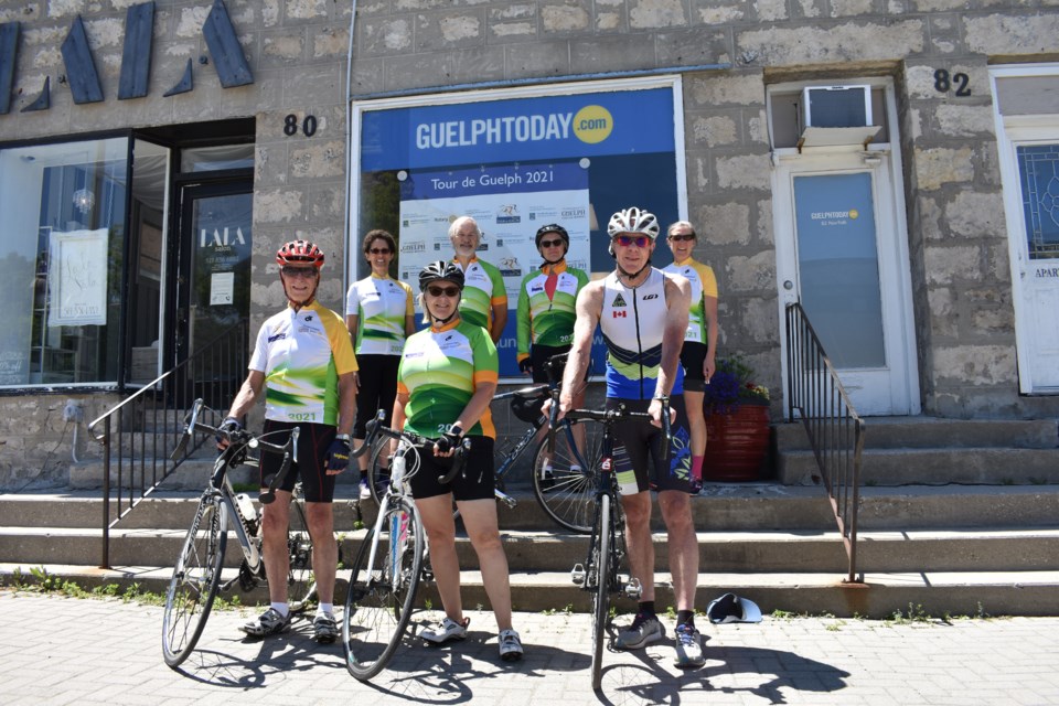 Guelph Triathlon Club, Tour de Guelph 2021 Top Fundraising Team, raised $24,690.