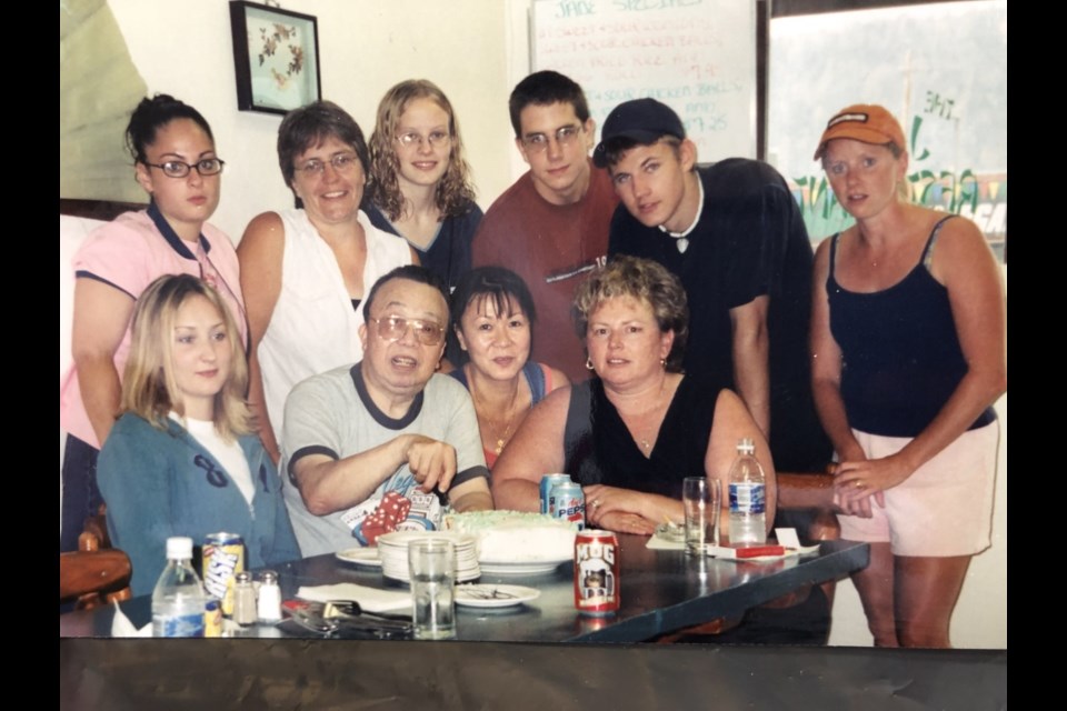 Northern Ontario restaurateur Joe Wong celebrates his 70th birthday with staff, family and friends at his establishment in Manitouwadge. Wong's story is among those captured in the new archive. 