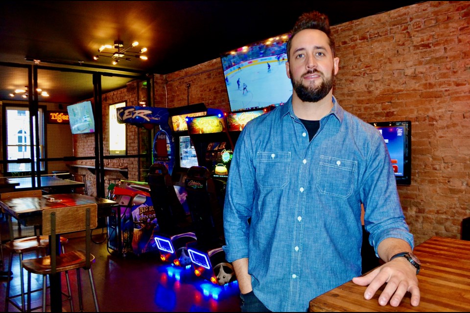 Bryan Steele, manager of the new Bad Luck game bar downtown says they have something for everyone looking for fun