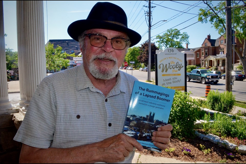 Guelph author and entrepreneur Bob Desautels will be reading excerpts from his latest collection of essays during a book launch at the Bookshelf, Sunday, June 26