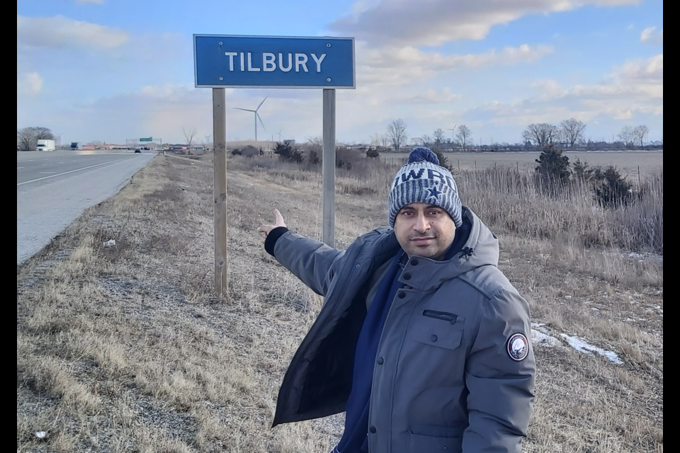 Mohsin Abbas reaches Tilbury. 