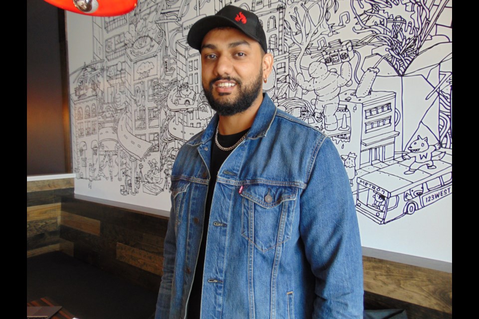 Jora Bhullar, owner of the Noodlebox in Guelph is set to open Tuesday.                                