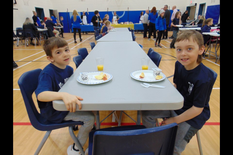 On Monday morning, staff and students from St, Mary Catholic School came together for the Help Kids Live Free From Hunger Campaign Breakfast.