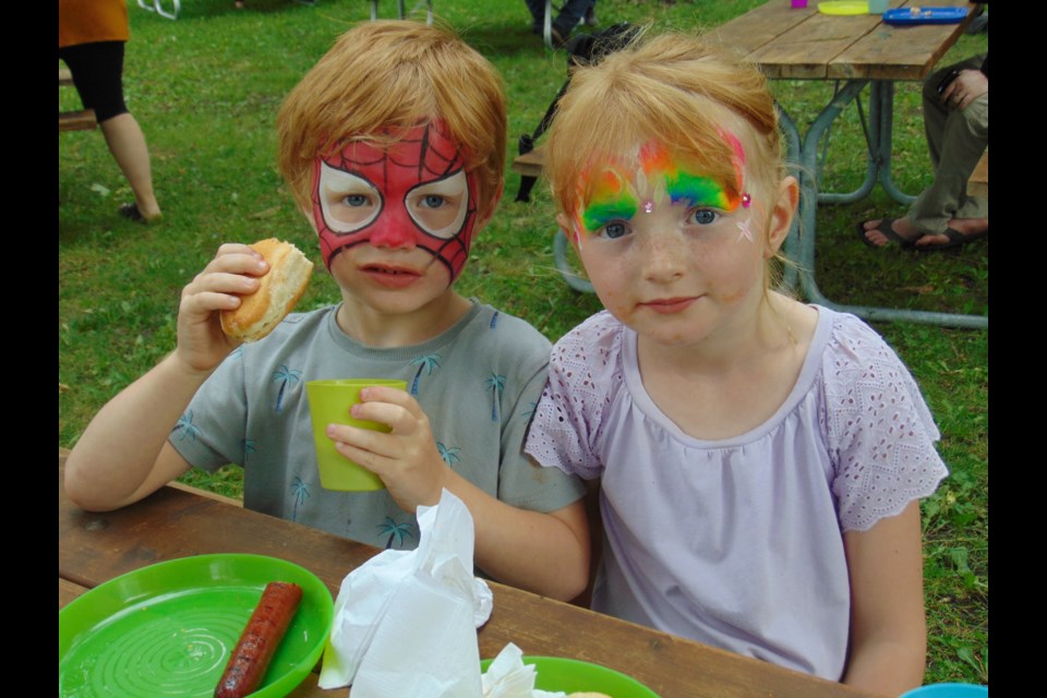 Children from the St. George's Park neighbourhood enjoy the 10th annual 'Georgestock' community picnic on Saturday afternoon.                              