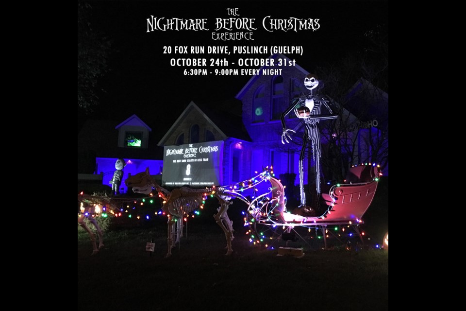 'The Nightmare Before Christmas' themed display from previous years. Supplied photo. 