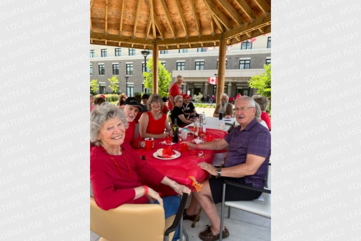 The Silver Maple Seniors Community in north Guelph came alive as residents gathered to celebrate Canada Day