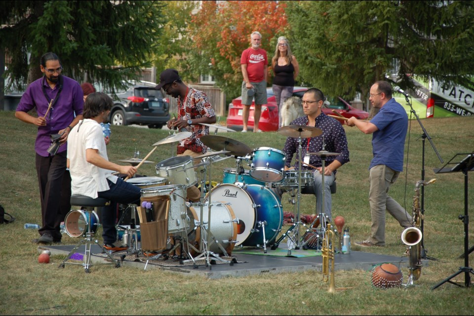 Libation Street Band performed Saturday afternoon at Brant Park.