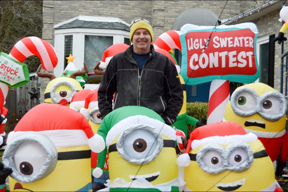 David Robertson started his Minions inflatable collection on 2013.