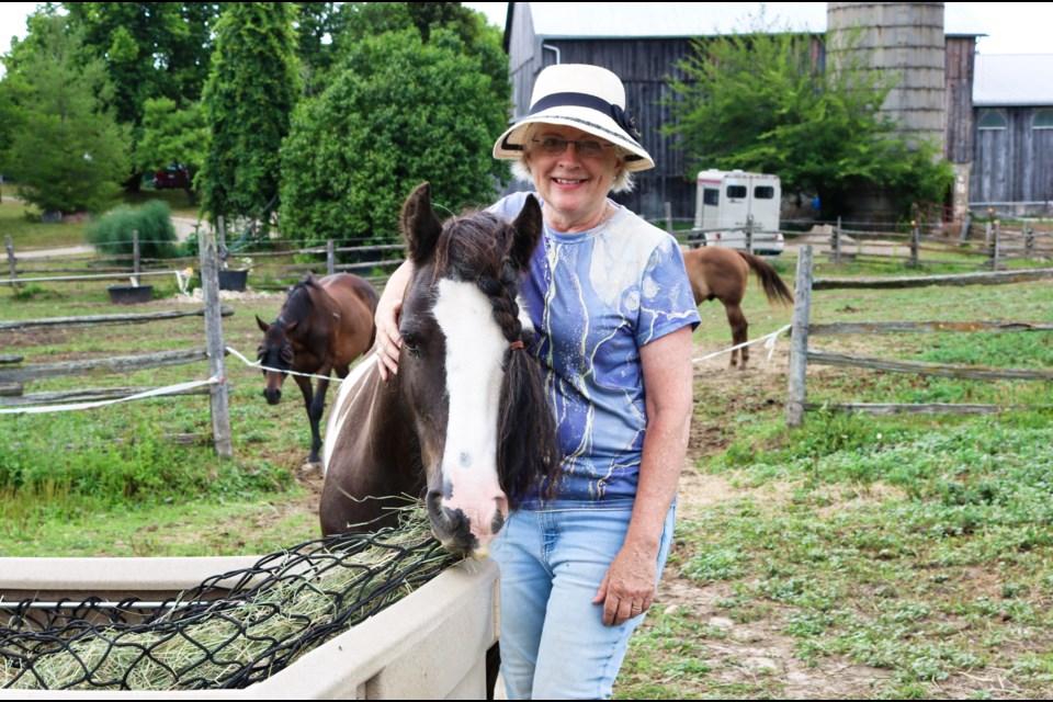Sue Wilson is the owner of Wishing Well Services Ltd., one company behind the Hay OptiMizer. 