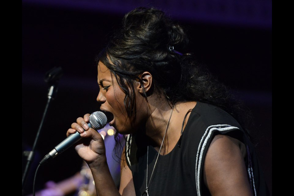 D'eve Archer gets into a version of Sam Cooke's You Send Me at the Royal City Church Life Centre. Tony Saxon/GuelphToday