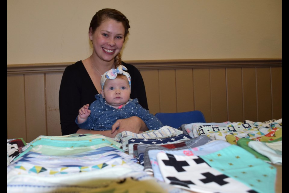 Chelsie Hearn went looking for handmade clothing for her daughter Harper. Coming up short, she decided to make her own. Rob O'Flanagan/GuelphToday