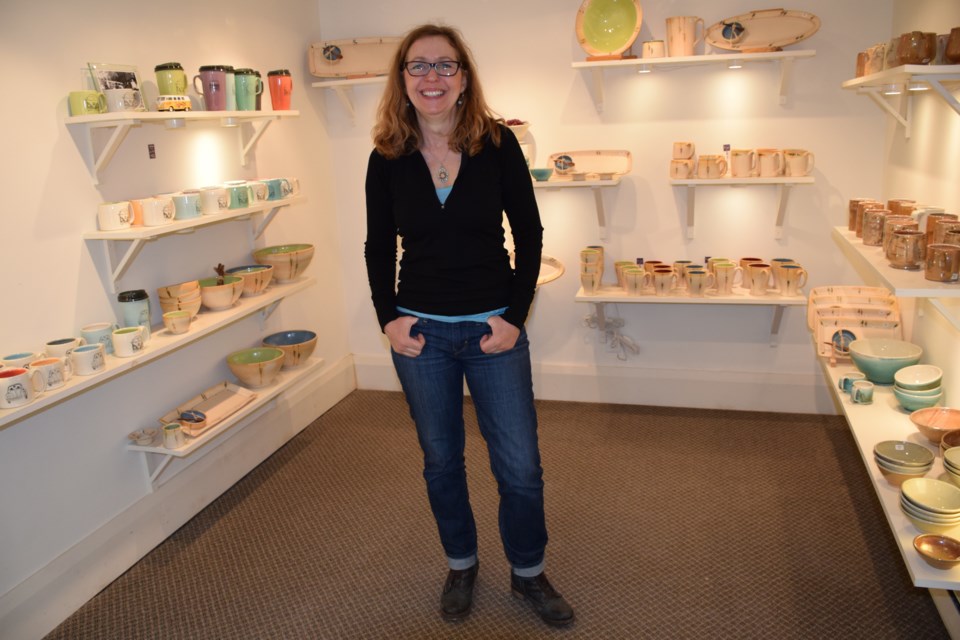About 15 years ago, Iris Dorton made a big change in her life, quitting a job as a nutritionist and turning herself into a potter. Rob O'Flanagan/Guelphtoday