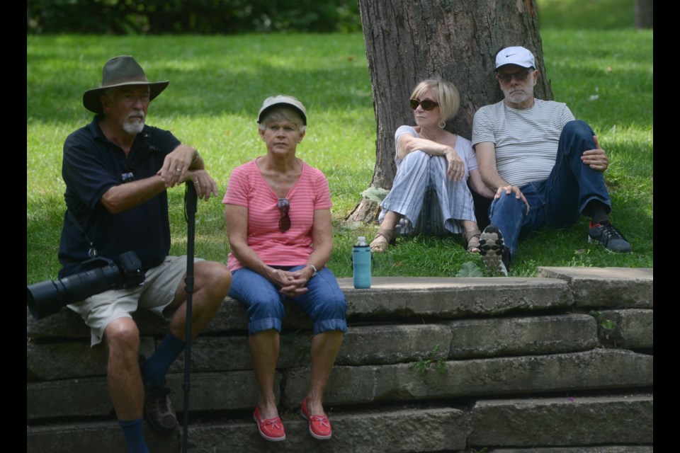 About 150 people took in the music a Acapella In The Park on Sunday, Aug. 19, 2018. Tony Saxon/GuelphToday