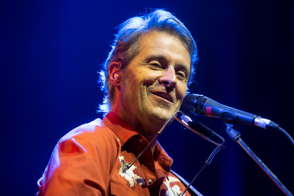 Jim Cuddy of Blue Rodeo sings during Riverfest Elora in this file photo. Blue Rodeo will perform at the Mariposa Folk Festival this summer.