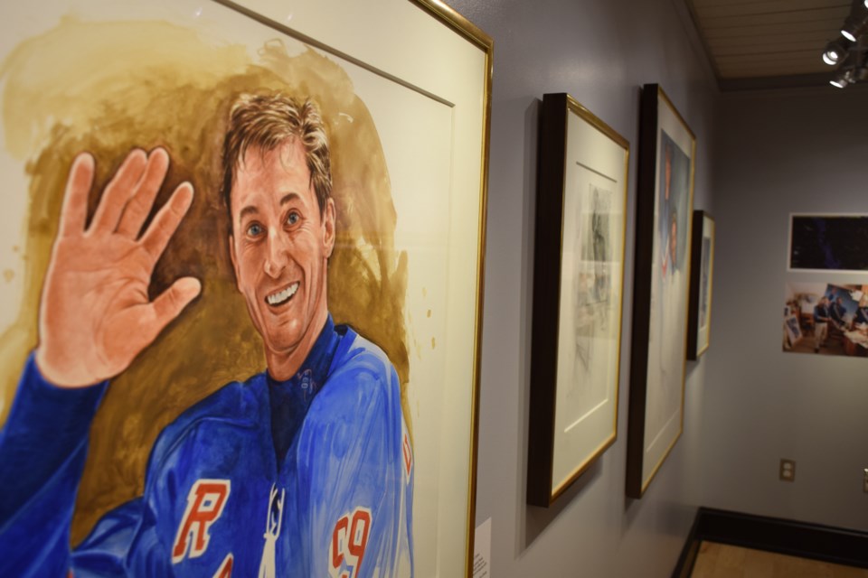 Ken Danby: Five Decades features many paintings and sketches of The Great One. Rob O'Flanagan/GuelphToday