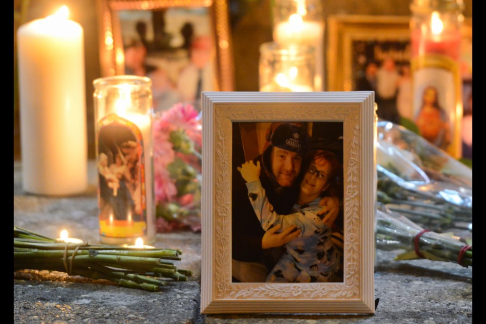 Nick Tanti was remembered at a candlelight vigil in Downtown Guelph on Saturday night. The Guelph man was killed early Saturday morning in an altercation with two men. Tony Saxon/GuelphToday