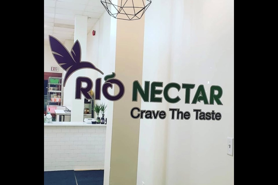 A sign for Rio Nectar in Guelph. Supplied photo